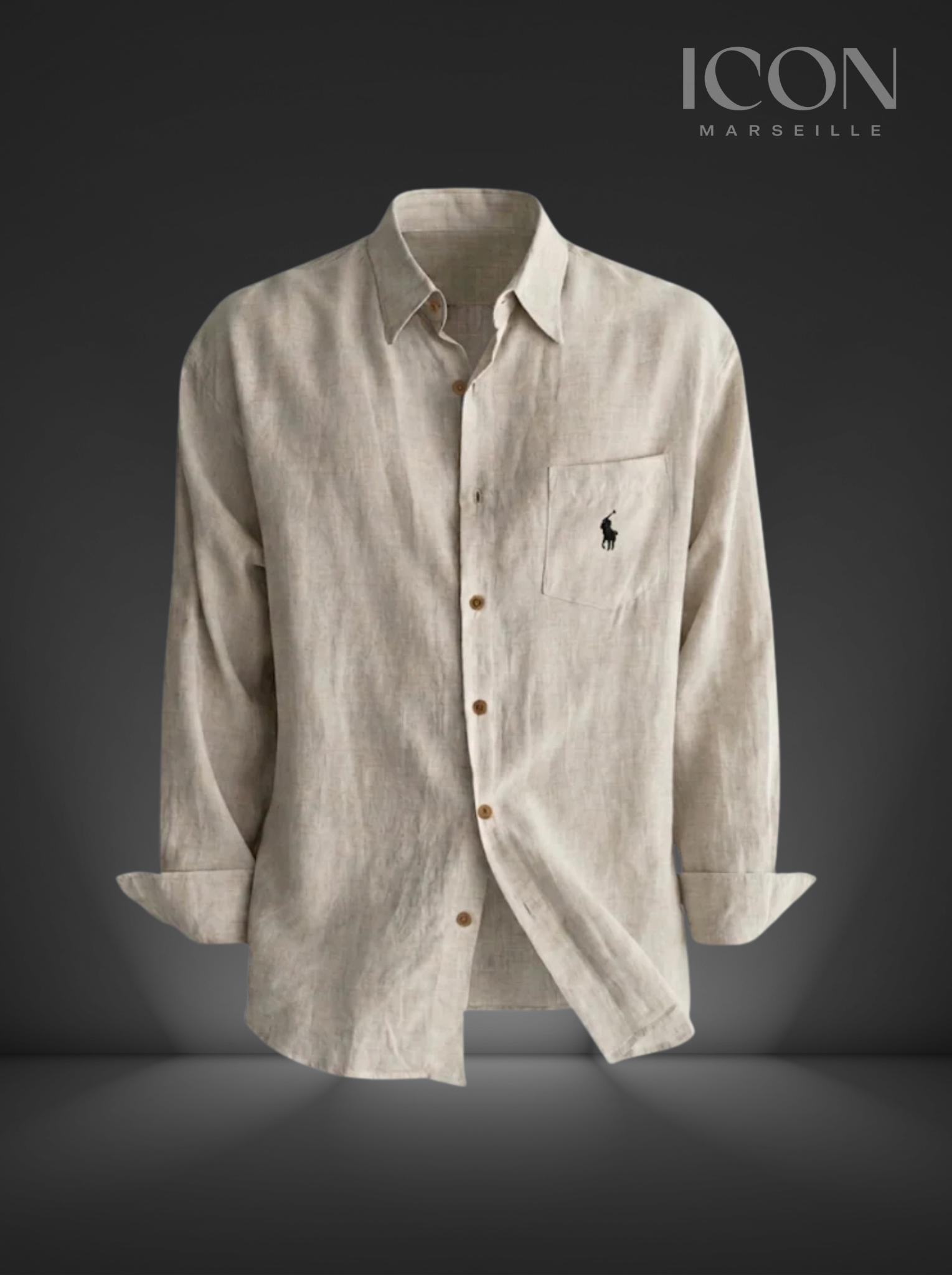ICON® MARSEILLE - CHEMISE D'ÉTÉ EN LIN