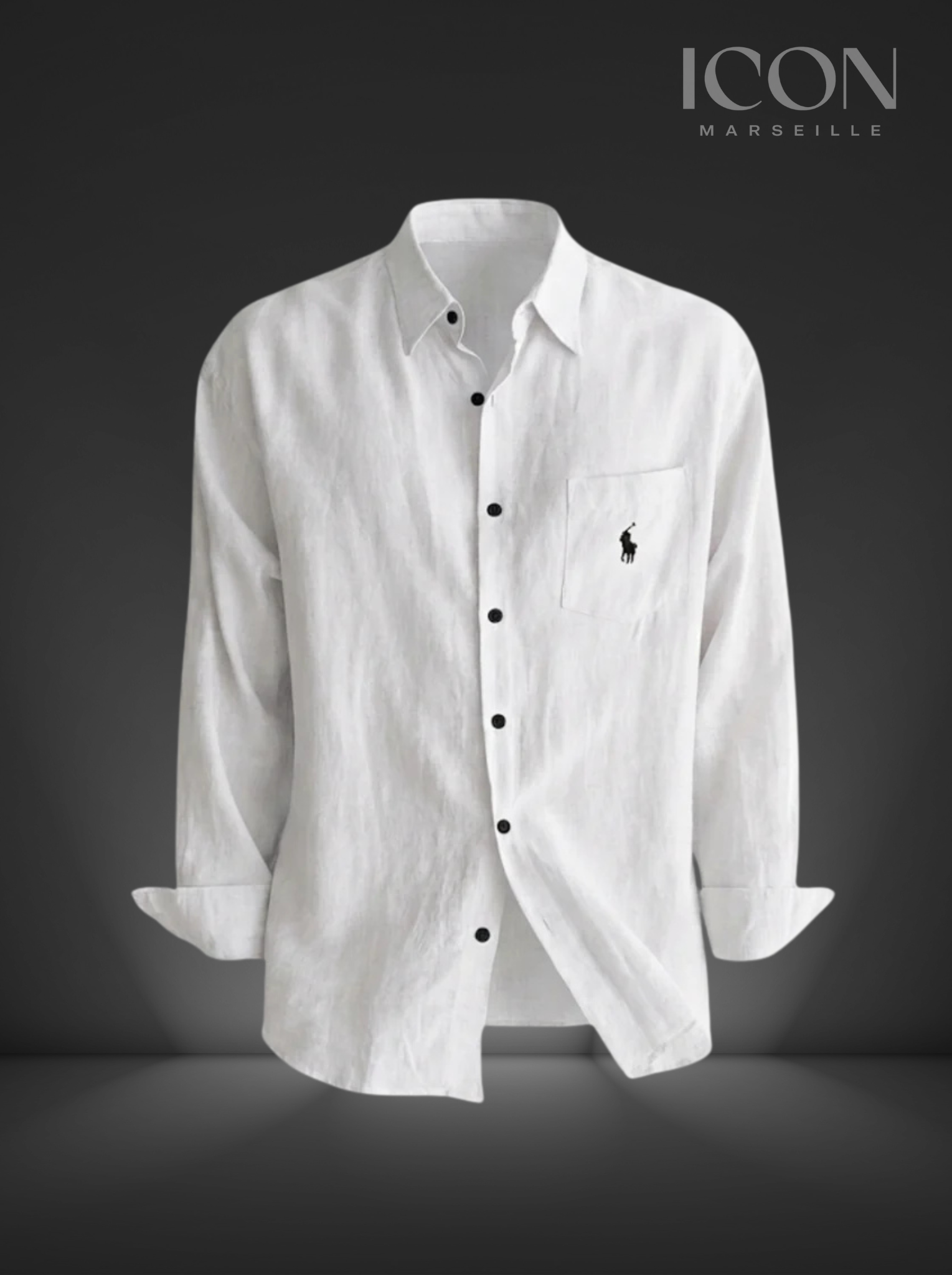 ICON® MARSEILLE - CHEMISE D'ÉTÉ EN LIN