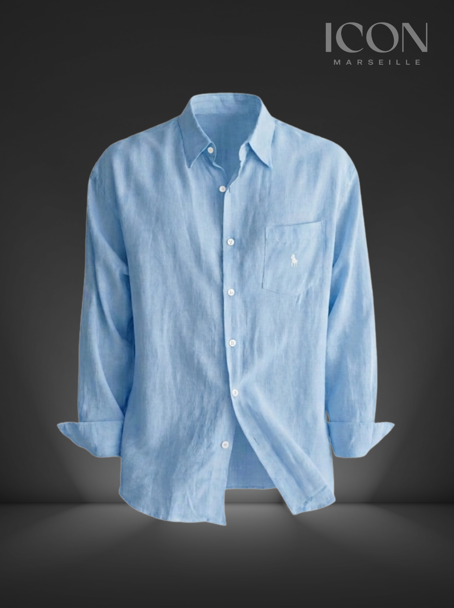 ICON® MARSEILLE - CHEMISE D'ÉTÉ EN LIN
